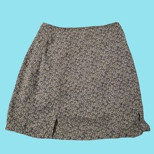 Pacsun John Galt blue floral cara mini skirt OS